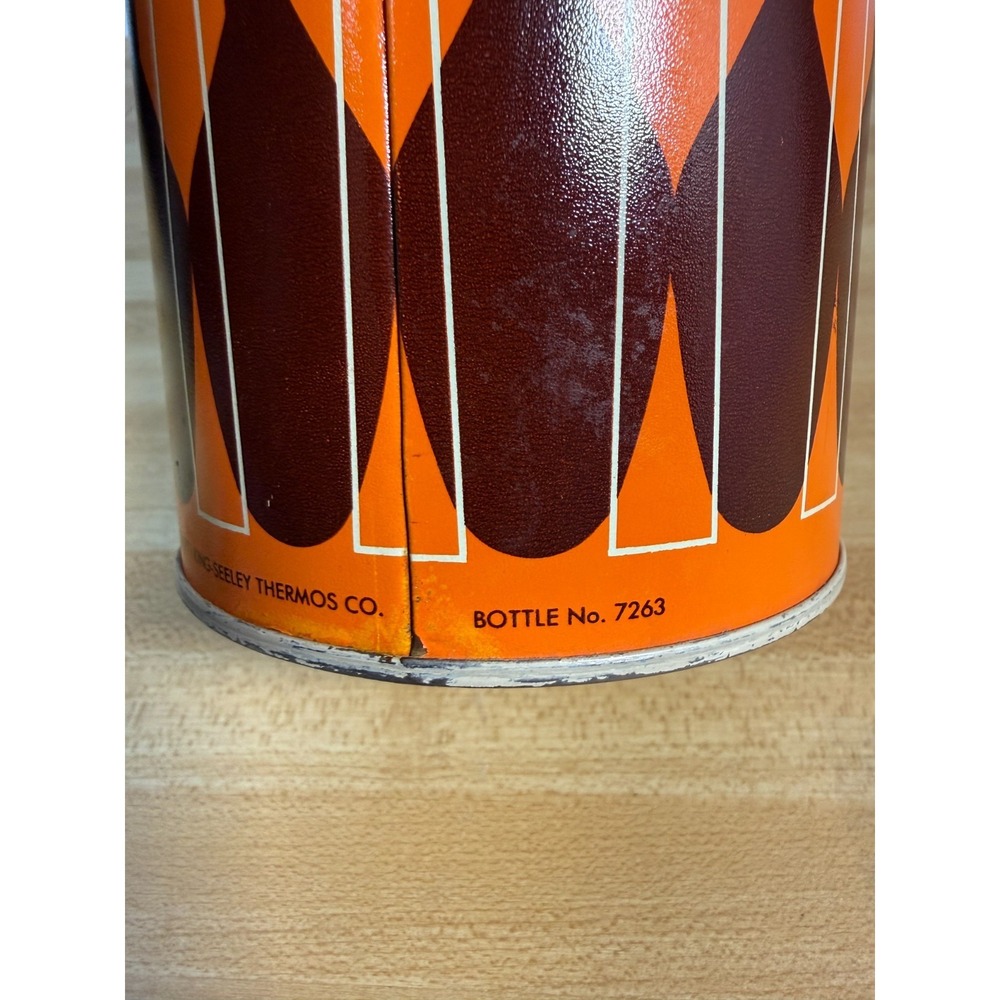 1971 King-Seeley Thermos Co. Bottle No. 7263 Wide Mouth/Insulated/Vintage - Picture 5 of 8